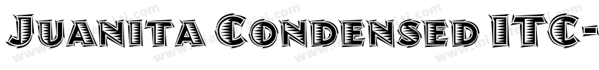 Juanita Condensed ITC字体转换